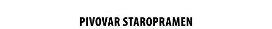 PIVOVAR STAROPRAMEN