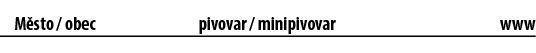  M sto / obec pivovar / minipivovar www
