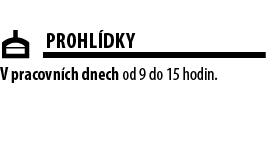  ￼Prohl dky V pracovn ch dnech od 9 do 15 hodin. 