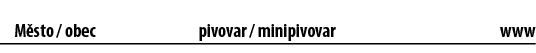  M sto / obec pivovar / minipivovar www