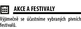 ￼AKCE A FESTIVALY V jime n se   astn me vybran ch pivn ch festival .