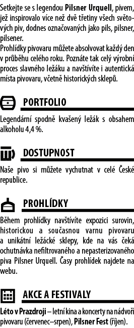 Setkejte se s legendou Pilsner Urquell, pivem, je inspirovalo v ce ne  dv  t etiny v ech sv tov ch piv, dodnes ozna ...