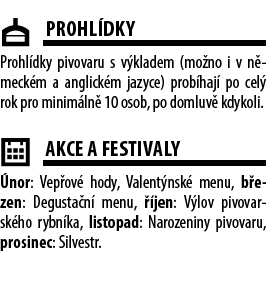 ￼Prohl dky Prohl dky pivovaru s v kladem (mo no i v n meck m a anglick m jazyce) prob haj po cel  rok pro minim ln  ...