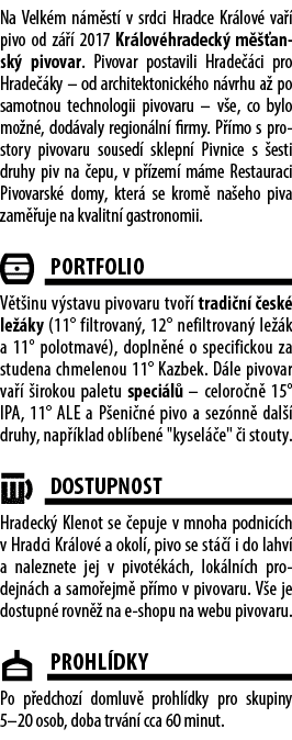 Na Velk m n m st v srdci Hradce Kr lov  va   pivo od z    2017 Kr lov hradeck  m   ansk  pivovar. Pivovar postavili ...