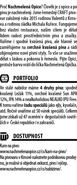 Pro Nachmelen  Opice?  lov k je z opice a po pivu je nachmelen . Jsme  emesln  CRAFT pivovar zalo en  roku 2015 rodi...